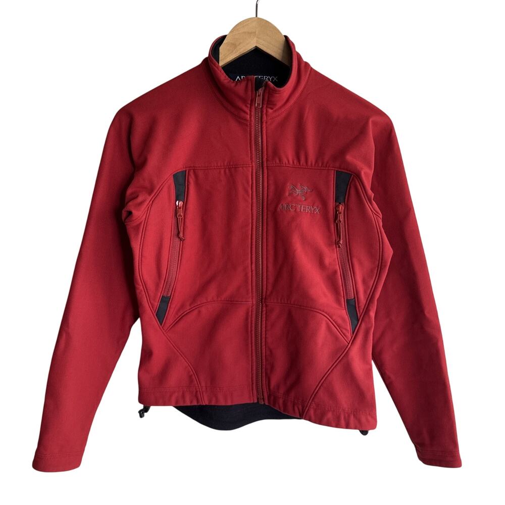 Arc'teryx Gamma SV Women’s XS Soft Shell Jacket Polartec Fleece Line Garnet 00’s